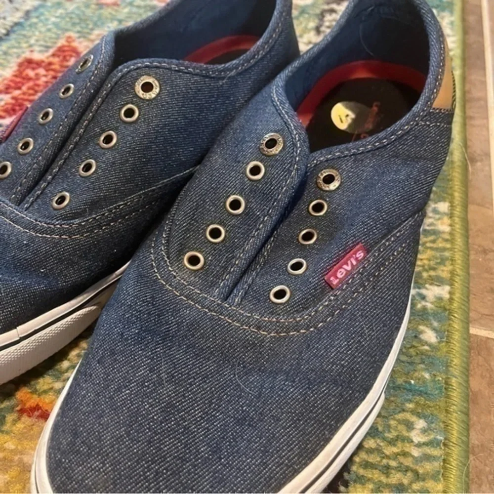 Men’s Levi’s denim slide on sneakers shoes